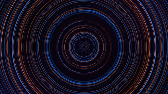 Abstract Lines In Circles Background