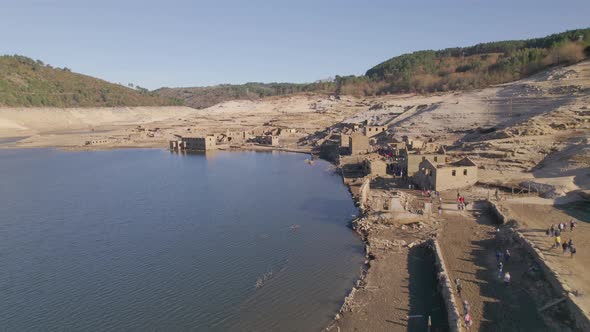 Decreased Water Level in Dam Lake