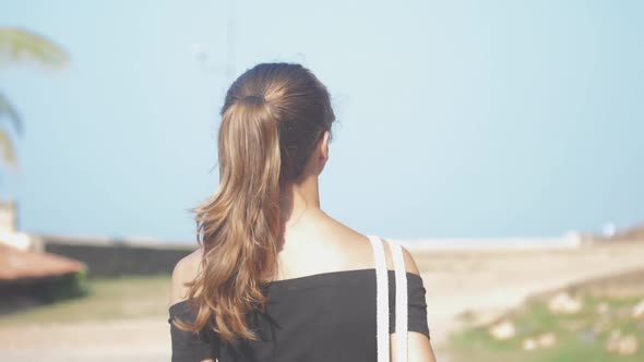 Woman Spends Vacation Walking Along Largest Asian Fortress