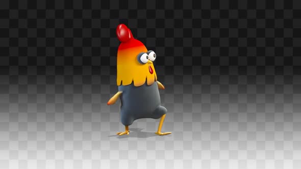 Rooster Silly Dancing