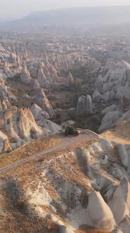 Cappadocia Landscape Aerial View