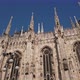 Stone marble sculptures as design elements of the ancient Duomo Church of Milan - VideoHive Item for Sale