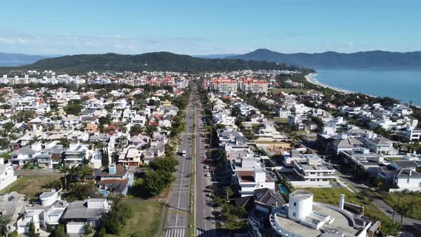 Florianopolis Beach Brazil. International tourism landmark.