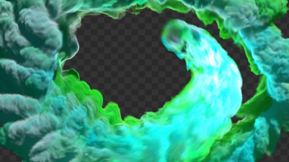 Green Fireball Transition alt