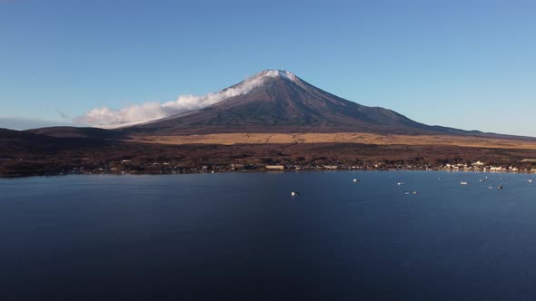 Skyline Aerial view in Mt. Fuji