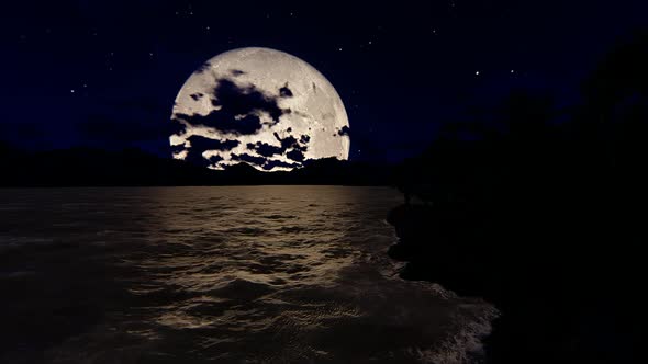 Full Moon on the beach