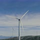 Wind turbines, renewable energy on a green hill. Wind farm - VideoHive Item for Sale