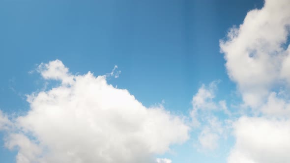 Blue Sky White Clouds Timelapse