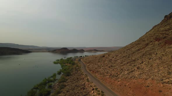 Road to the Reservoir near Zion, Utah