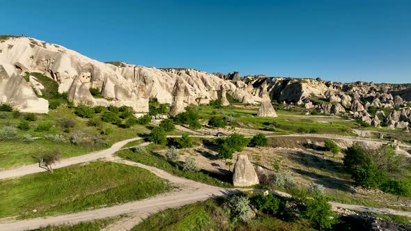 The Cosmic Landscape of Cappadocia aerial view 4 K