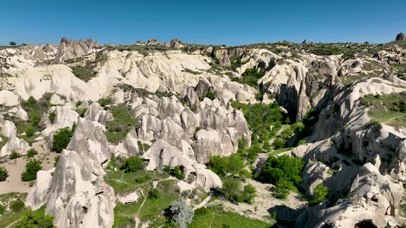 The Cosmic Landscape of Cappadocia aerial view 4 K