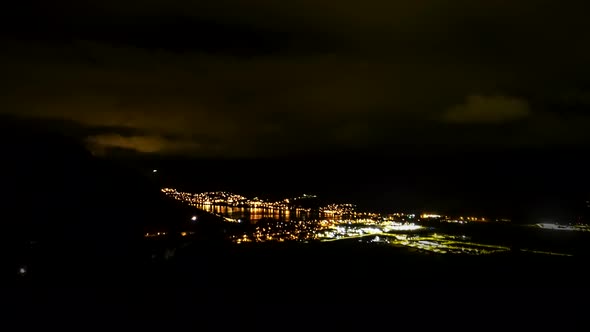 Queenstown at night timelapse