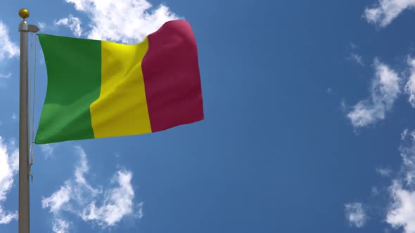 Quindio Department Flag (Colombia) On Flagpole