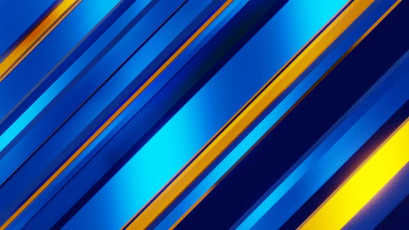 Blue Shiny Metal Diagonal Lines Moving Back and Forth  Seamless Animation Loop