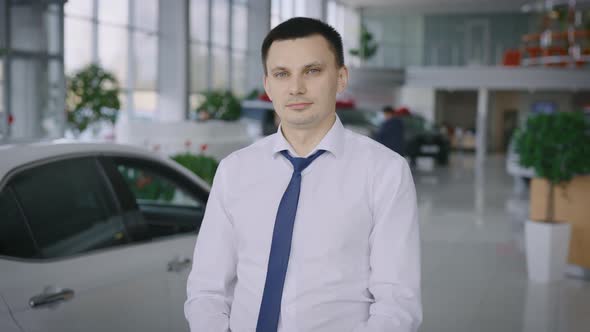 Portrait of a Successful New Car Salesman