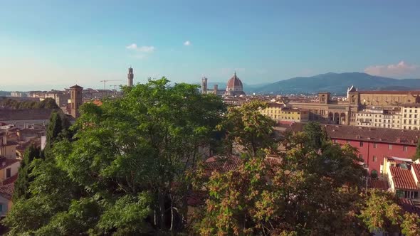 Aerial view of Cathedral Santa Maria del Fiore