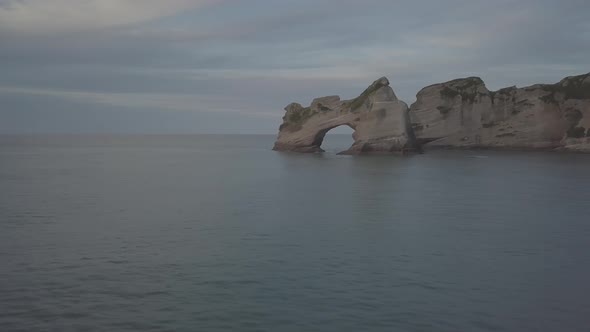 Islet with archway