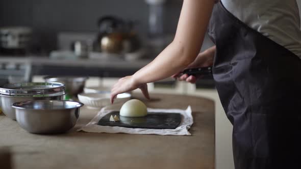 woman cooking