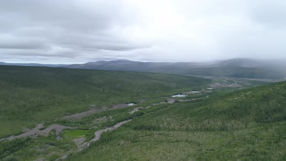 Panorama of Nature and hills of Chukotka 12