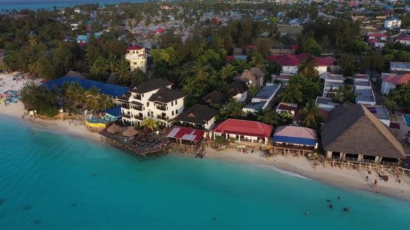 Zanzibar. Beach resort in the Indian Ocean.