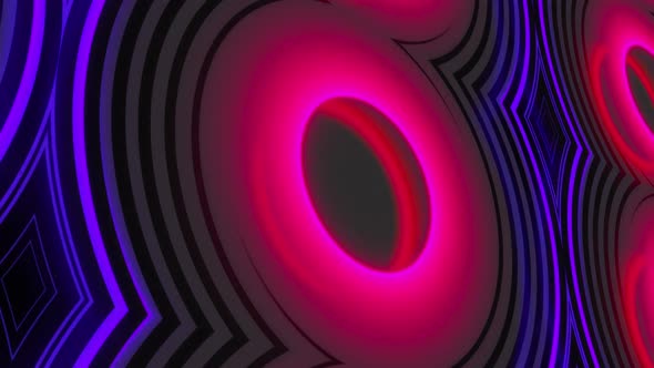 Spiral Wavy Texture with Neon Lighting