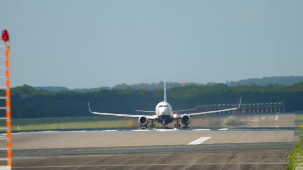 Jet Airplane Take Off