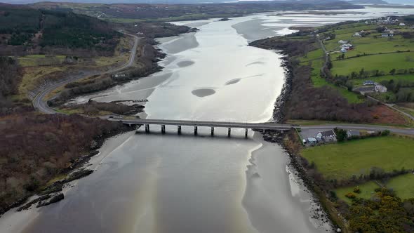 The Bridge To Lettermacaward in County Donegal - Ireland.