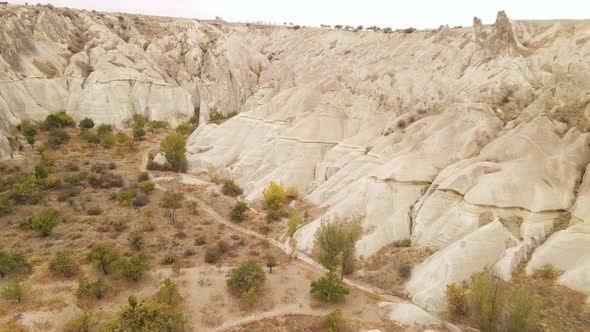 Aerial View Cappadocia Landscape