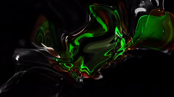 Background Oily Marble Liquid Animation, Abstract Oily Liquid Animated