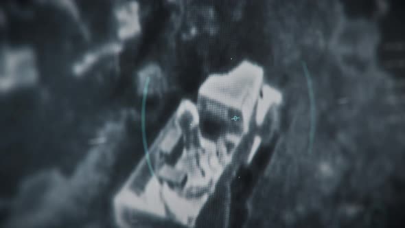 Following the military truck on the ground and attacking it with a missile alt