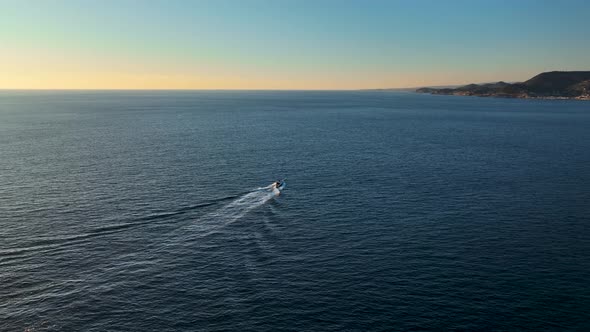 Yacht Sails on the Port of the Mediterranean Sea Turkey Alanya