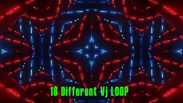18 Colorfull VJ Led Loop Pack