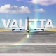 Commercial Airplane Landing Capitals And Cities Valetta - VideoHive Item for Sale