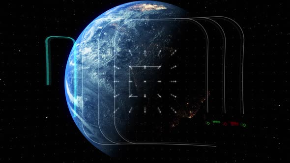 Digital Hud Background Industry 4.0