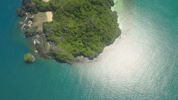 Seascape of Caramoan Islands, Camarines Sur, Philippines