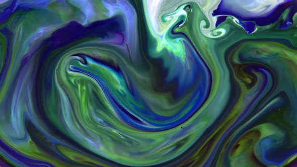 Abstract Colorful Sacral Liquid Waves Texture 736