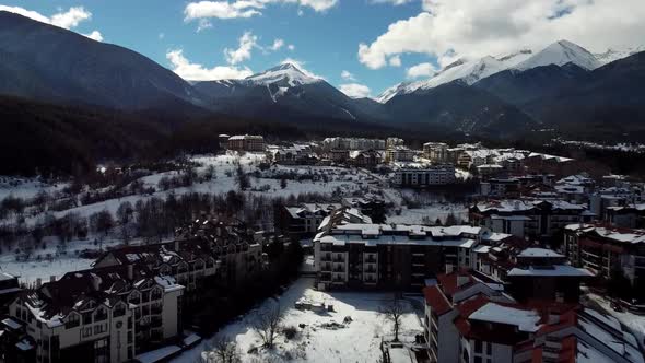 Ski Town of Bankso In Bulgaria