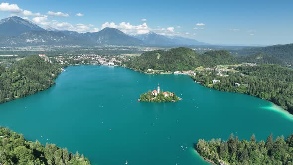 Resort Lake Bled Summer Vacation