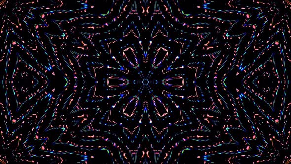 Abstract Kaleidoscope pattern with full colors. Magic mandala alt