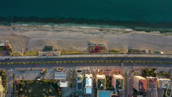 View of the City Shots From the Drone