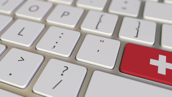 Key with Flag of Switzerland Switches To Key with Flag of Germany alt