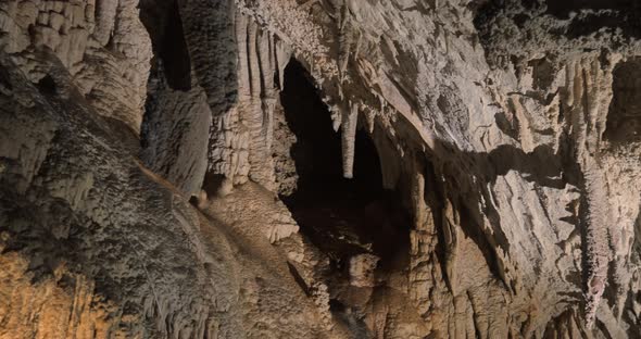Beautiful Shots of Karst Cave Lipa Cave Situated Serbia East Europe