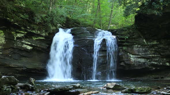 Waterfall - Seneca Falls - Spruce Knob-Seneca Rocks National Recreation Area - - West Virginia