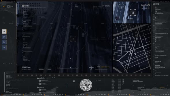 High Tech Crime Monitor Ai Examines A Car Trunk With An X-ray Detection Software alt