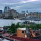 Floating Barge Gardens, river Thames, London, UK - VideoHive Item for Sale