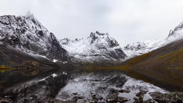 Grizzly Lake in Tombstone Territorial Park Yukon Canada