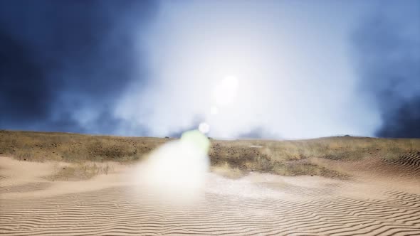 Erg Chebbi Dunes in the Sahara Desert