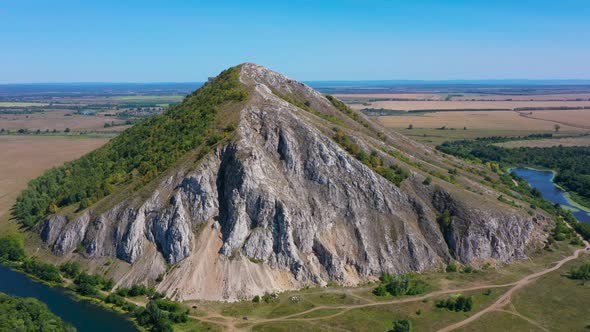 Shikhan Yuraktau  The Remain of the Reef of the Ancient Sea Composed of Limestone