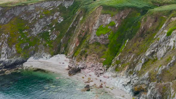 Fascinating exotic Howth cliff path walk trek, Dublin Ireland