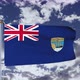 Saint Helena, Ascension And Tristan Da Cunha Flag Waving 4k - VideoHive Item for Sale